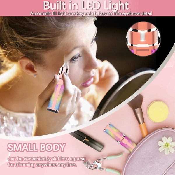 2 In 1 Electric Eyebrow Trimmer And Shaver, Rechargeable, Hair Remover Trimmer For Women,