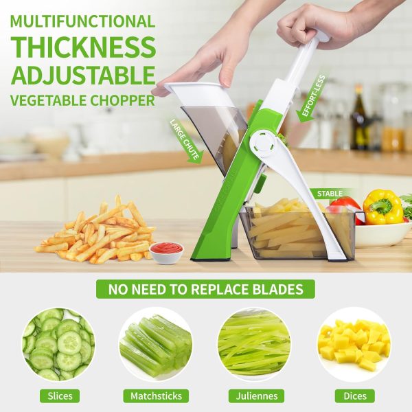 4 In 1 Vegetable Cutter Chopper Adjustable Multi-function Drum Cutter