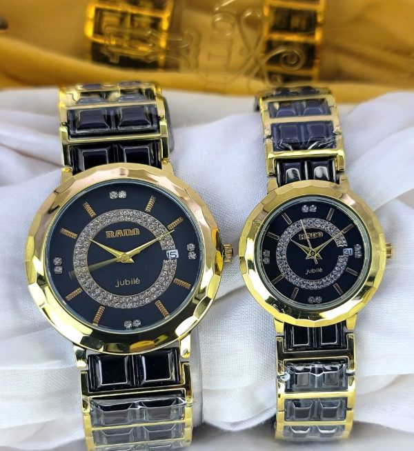 Two Tone Rado Jubile Couple Watch