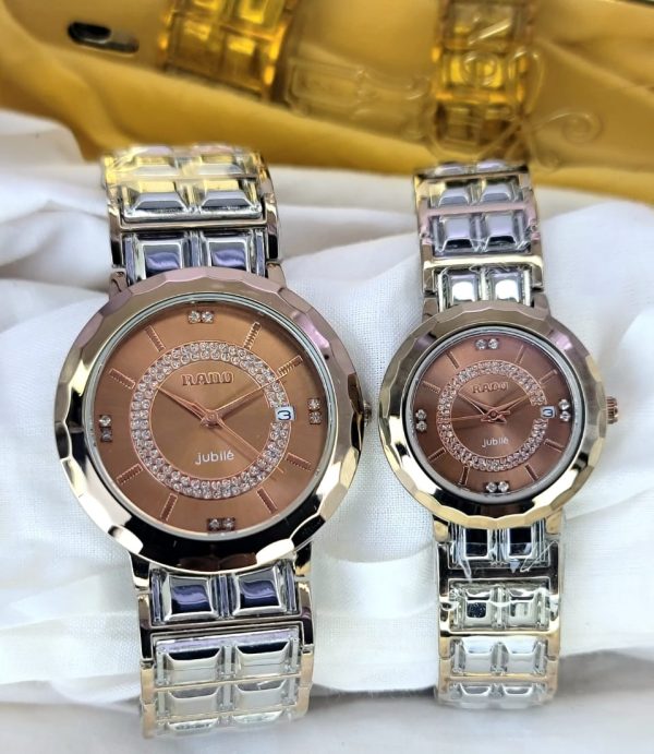 Two Tone Rado Jubile Couple Watch