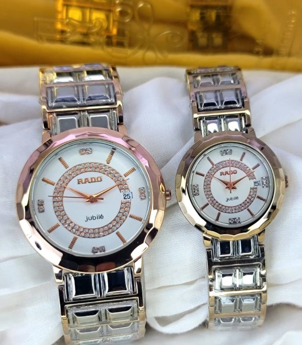 Two Tone Rado Jubile Couple Watch