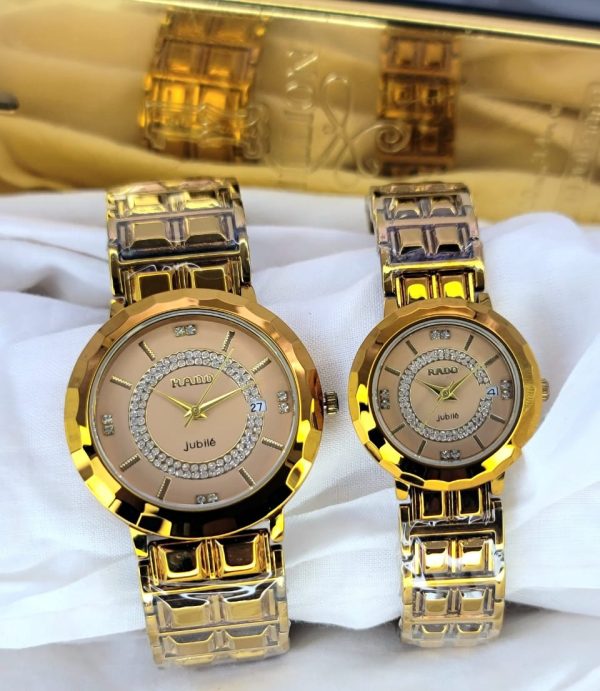 Two Tone Rado Jubile Couple Watch