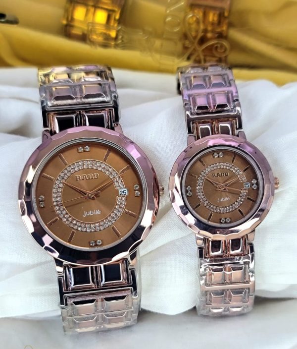 Two Tone Rado Jubile Couple Watch