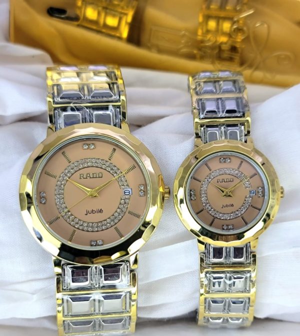 Two Tone Rado Jubile Couple Watch