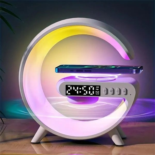 G63 Rgb Light Bluetooth Speaker With 10w Wireless Charging