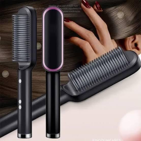 Hair Straightening Comb/brush, Curling Comb Dual-purpose Hair Straightener