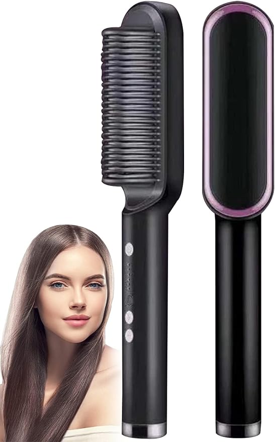 Hair Straightening Comb/brush, Curling Comb Dual-purpose Hair Straightener