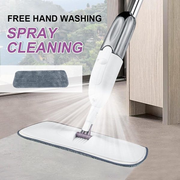 Healthy Spray Mop Flat Mop Floor Cleaner Hands-free Flat Mop