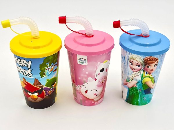 Kids Sipper With Straw Durable And Bpa-free Plastic