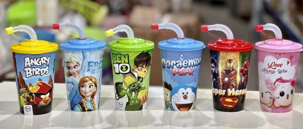 Kids Sipper With Straw Durable And Bpa-free Plastic