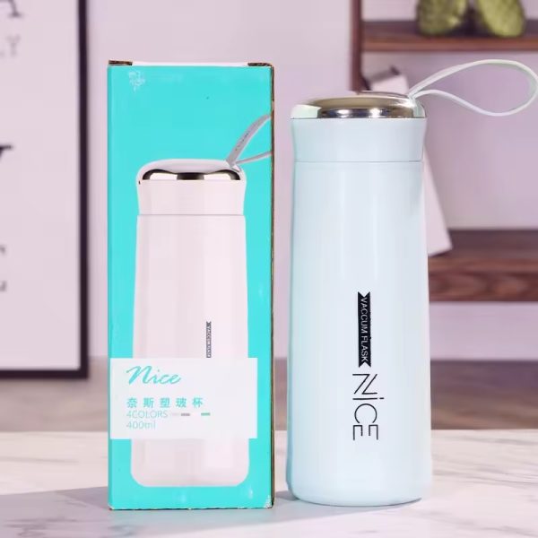 Nice Glass Bottle Water Mini Flask Bottle With Vaccum Flask And Loop Temperature Resistant,