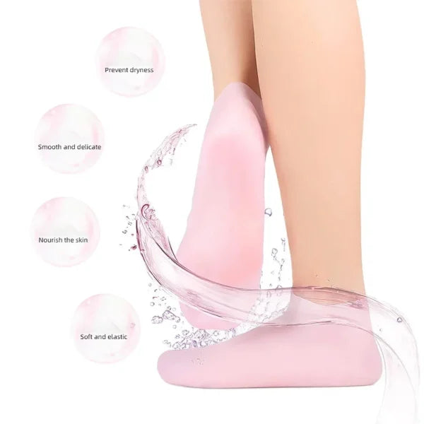 Silicone Socks Gel Moisturizing Jelly Socks Foot Care Protector