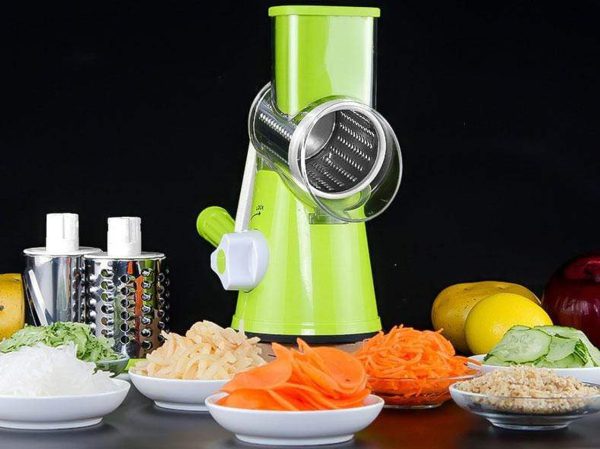 Table top Drum Grater | Manual Vegetable Cutter Slicer & Grater